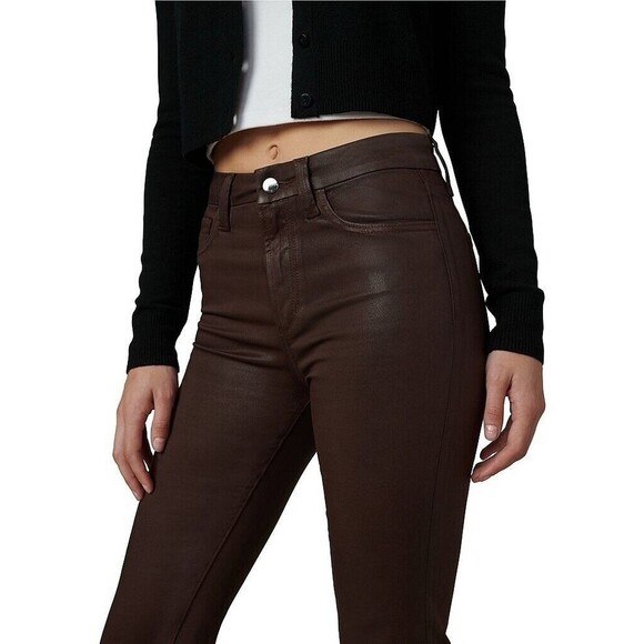 Joe’s Jeans Women’s 26 Hi Honey Coated Chocolate Rich Espresso Boot Cut Hi Rise - Picture 4 of 13